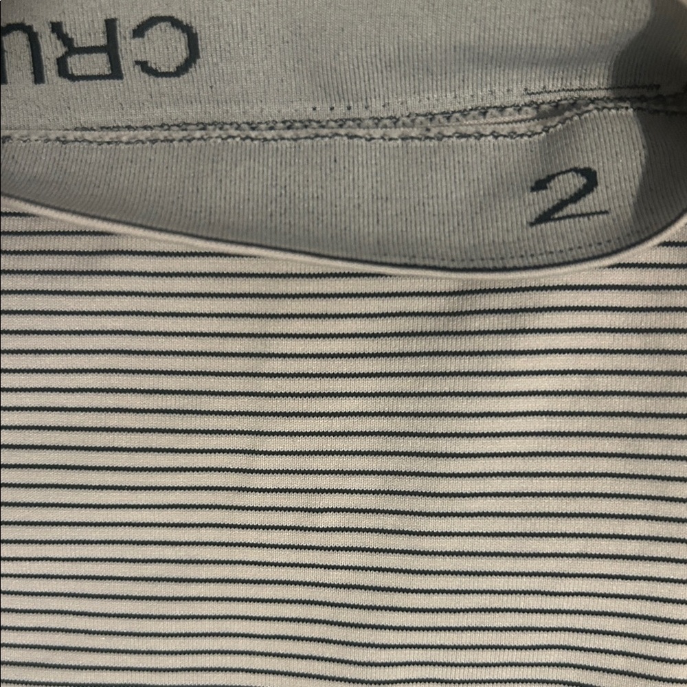 lululemon Black and White Striped short sleeved swiftly tech - Picture 3 of 3